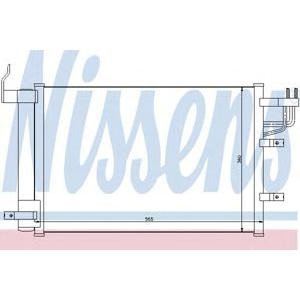 радиатор за климатик NISSENS 94812 