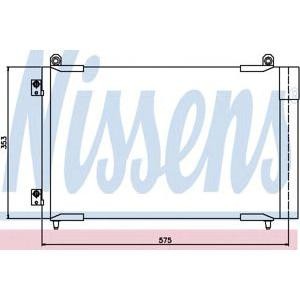 радиатор за климатик NISSENS 94837 