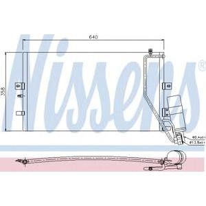радиатор за климатик NISSENS 94862 