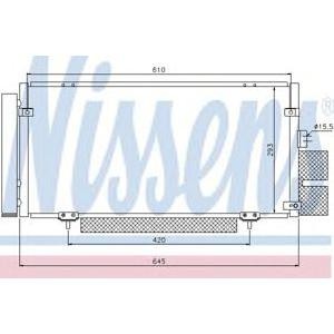 радиатор за климатик NISSENS 94885
