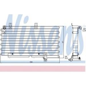 радиатор за климатик NISSENS 94000