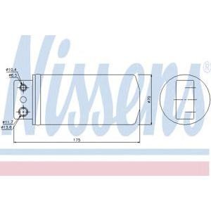 изсушител за климатик NISSENS 95235 