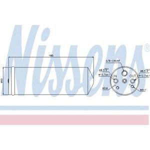 изсушител за климатик NISSENS 95134 