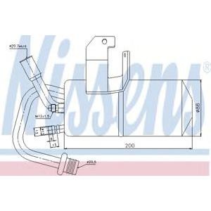 изсушител за климатик NISSENS 95317 