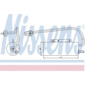изсушител за климатик NISSENS 95339 