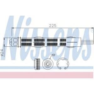 изсушител, климатизация NISSENS 95455