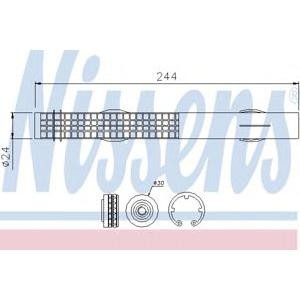 изсушител, климатизация NISSENS 95457