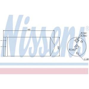 изсушител, климатизация NISSENS 95477
