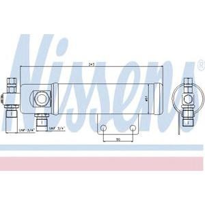 изсушител, климатизация NISSENS 95493