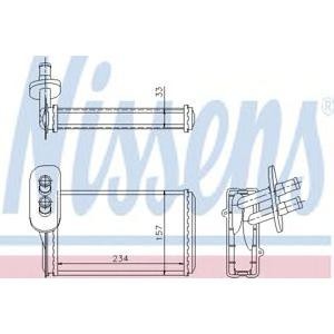 радиатор за парно NISSENS 73962 