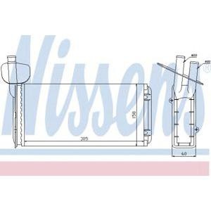 радиатор за парно NISSENS 73965 