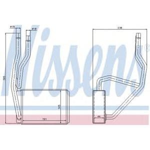 радиатор за парно NISSENS 71765