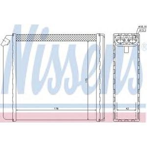 радиатор за парно NISSENS 72636