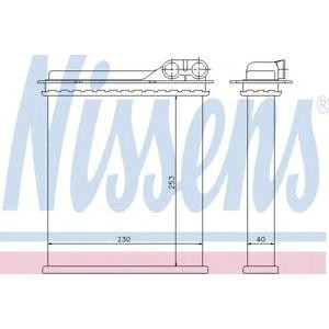 радиатор за парно NISSENS 73363
