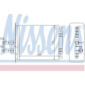 радиатор за парно NISSENS 71439
