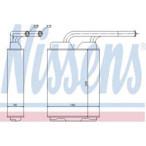радиатор за парно NISSENS 73349