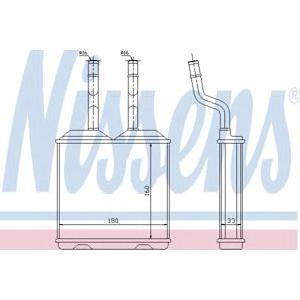 радиатор за парно NISSENS 72634 