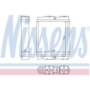 радиатор за парно NISSENS 72659 