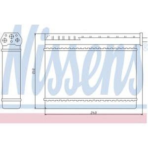 радиатор за парно NISSENS 70512 