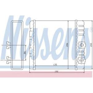 радиатор за парно NISSENS 70514
