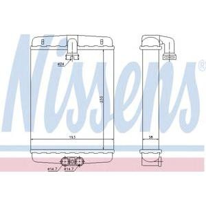 радиатор за парно NISSENS 72013