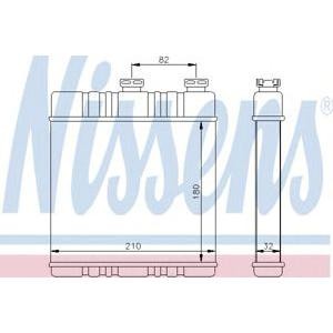радиатор за парно NISSENS 72660