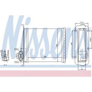 радиатор за парно NISSENS 73640