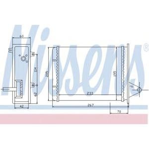 радиатор за парно NISSENS 71448