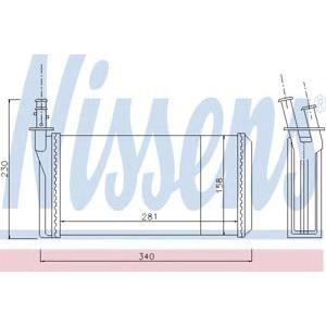 радиатор за парно NISSENS 70016