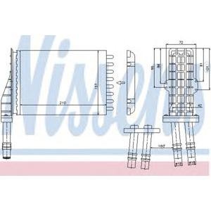 радиатор за парно NISSENS 73258
