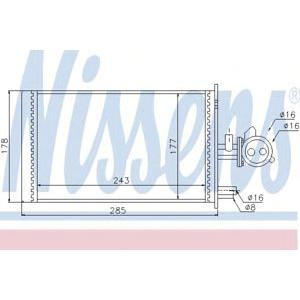 радиатор за парно NISSENS 73988
