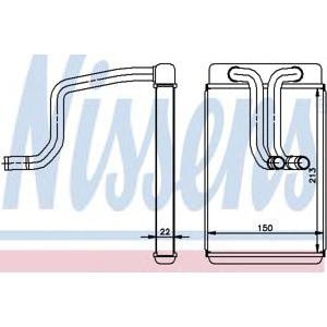 радиатор за парно NISSENS 77620