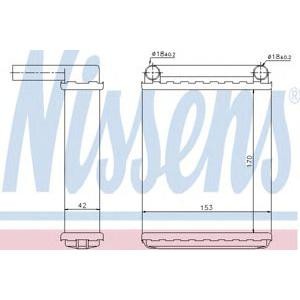 радиатор за парно NISSENS 72038