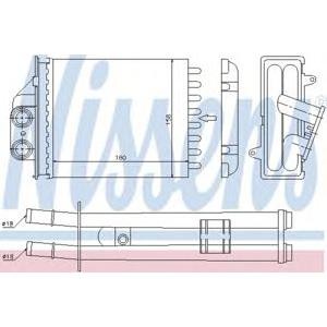радиатор за парно NISSENS 71453