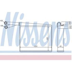 радиатор за парно NISSENS 72043