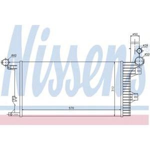 воден радиатор NISSENS 67172 