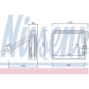 изпарител за климатик NISSENS 92184