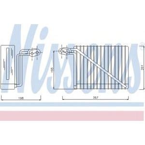 изпарител за климатик NISSENS 92272