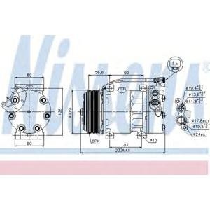 компресор за климатик NISSENS 89035