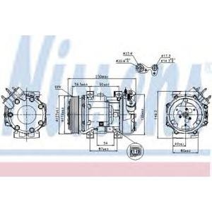 компресор, климатизация NISSENS 89076