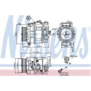 компресор, климатизация NISSENS 89090