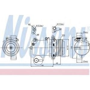 компресор, климатизация NISSENS 89133