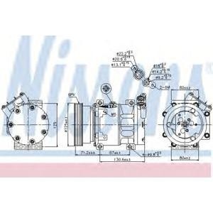 компресор, климатизация NISSENS 89148