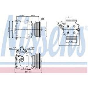компресор, климатизация NISSENS 89230