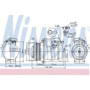компресор, климатизация NISSENS 89315