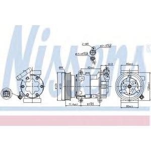 компресор, климатизация NISSENS 89332