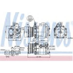 компресор, климатизация NISSENS 89354