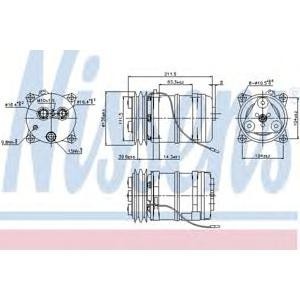 компресор, климатизация NISSENS 899914