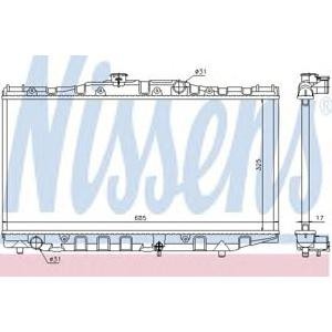 воден радиатор NISSENS 64851 