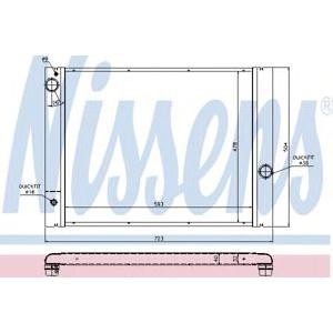 воден радиатор NISSENS 60763